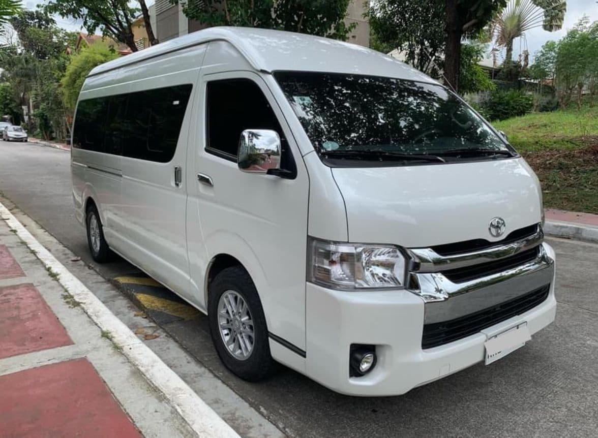 A Toyota Hiace, the vehicle type used for Ultimate Fleet Logistics interstate transport